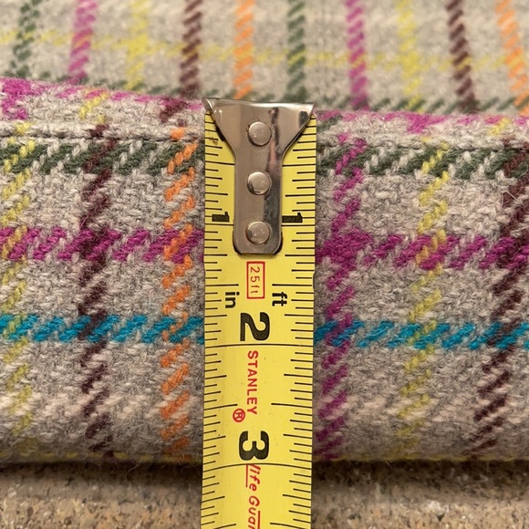 Coach Wool Plaid Shoulder Bag - Picture 8 of 9